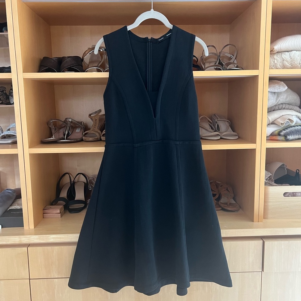Proenza Schouler Elegant Black Sleeveless Mini Dress